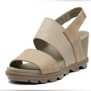 SOREL® JOANIE™ II SLINGBACK WEDGE SANDALS  SIZE 9 /Box MSRP $130
